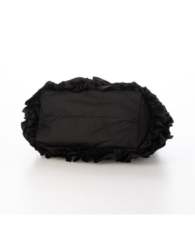 UNBILLION カシュカシュ cachecache / コットンフリルショルダー ブラック