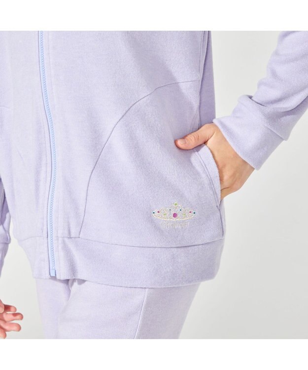 Chacott ジップアップジャケット ラベンダー