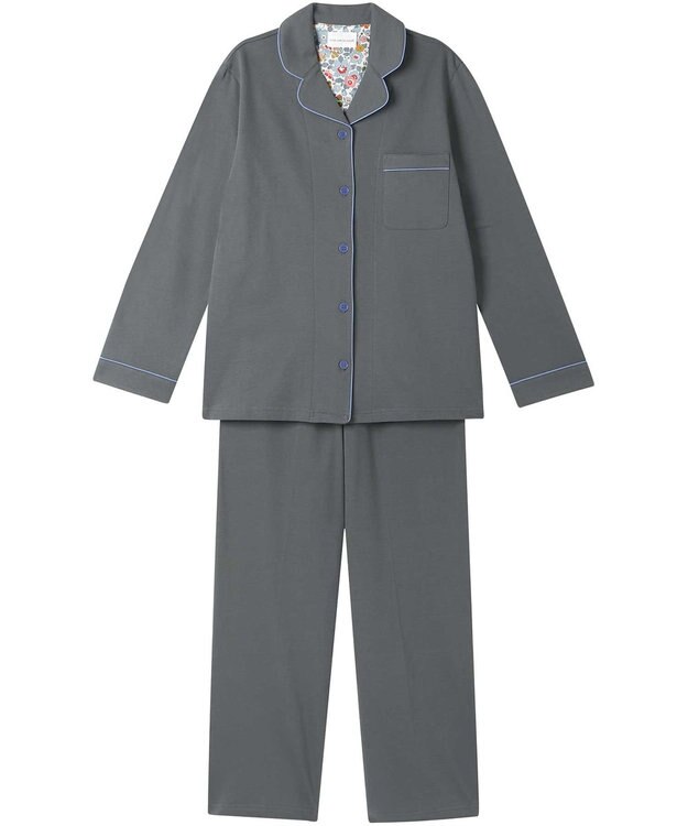 une nana cool 【綿100％】やわらかバズインレーパジャマ MADE WITH LIBERTY FABRIC GR