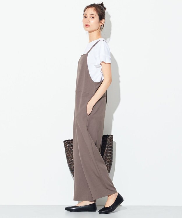 ANY 【洗える】ライトリネンクロスフレアスリーブ ブラウス オフホワイト