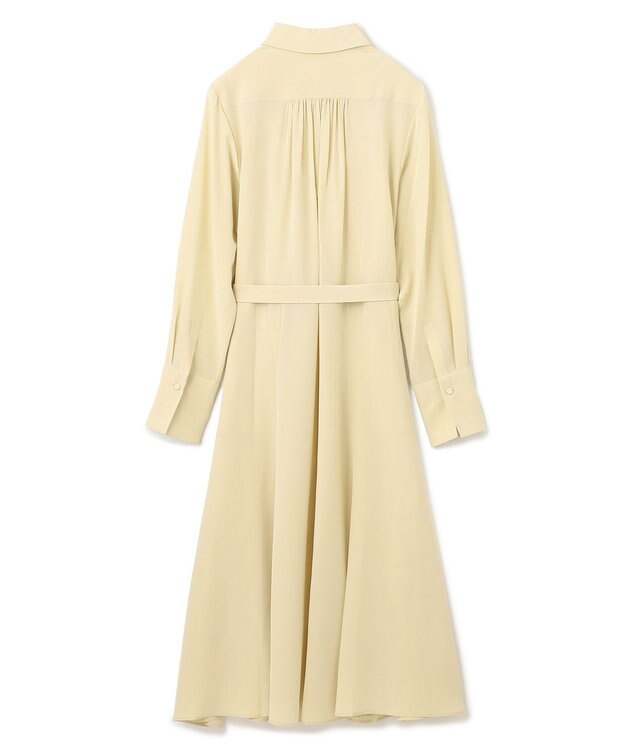 JOSEPH シルククレープデシン　ドレス Pale Olive