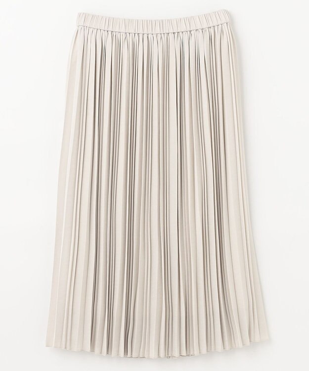 ANY 【洗える・ウエストゴム】セレモニープリーツスカート ベージュ系