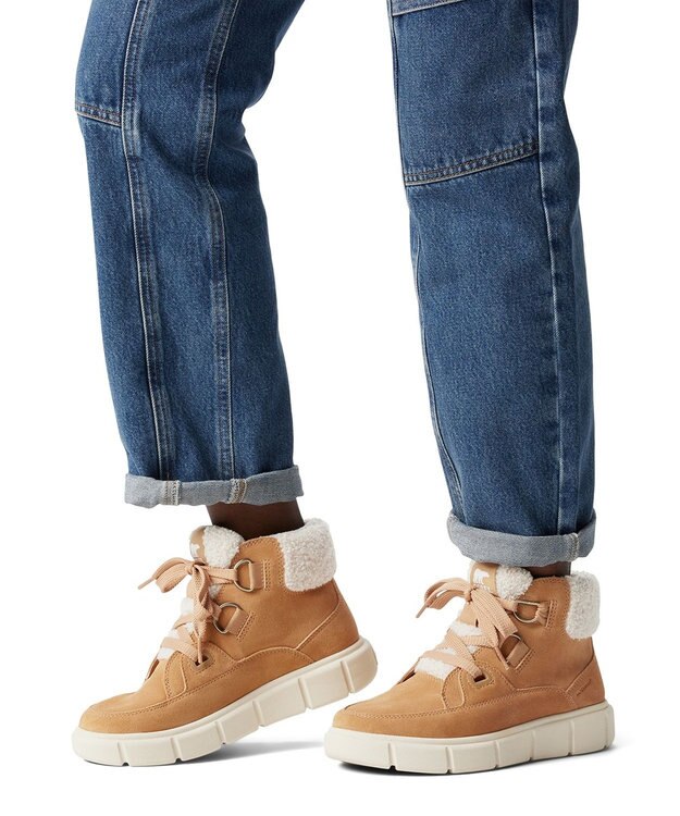 SOREL SOREL/ ソレルエクスプローラー3 ニューレースウォータープルーフ /ソレル Tawny Buff, Sea Salt