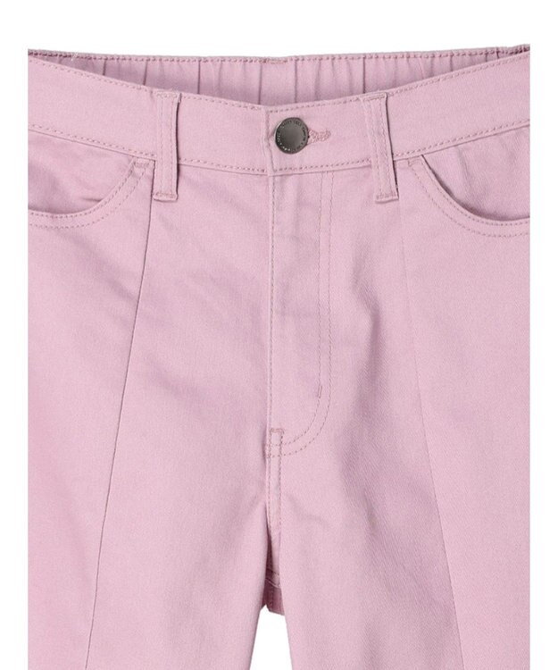 Green Parks ＧＵＭストレッチカラースリムストレートパンツ Pink