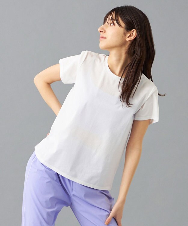 Chacott Chacott BALANCE EasyCare+ Tシャツ ホワイト