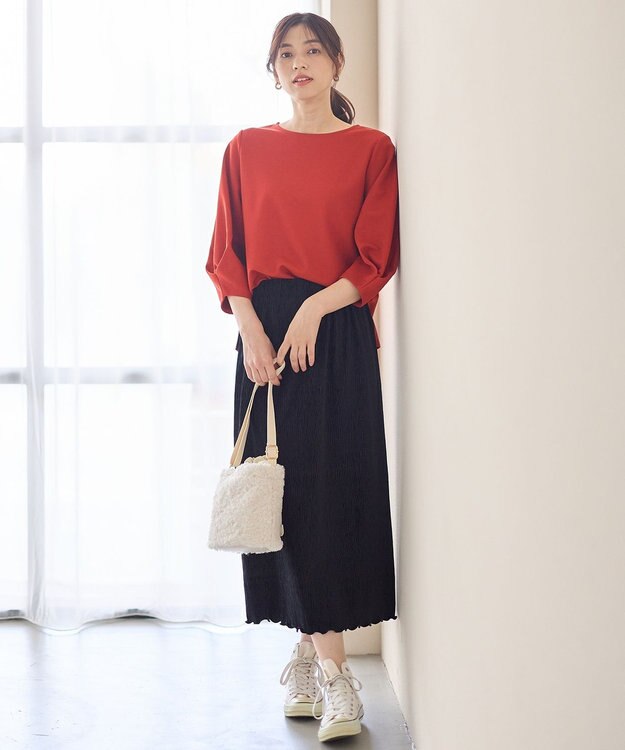 ANY バケットファーショルダーバッグ エクリュ