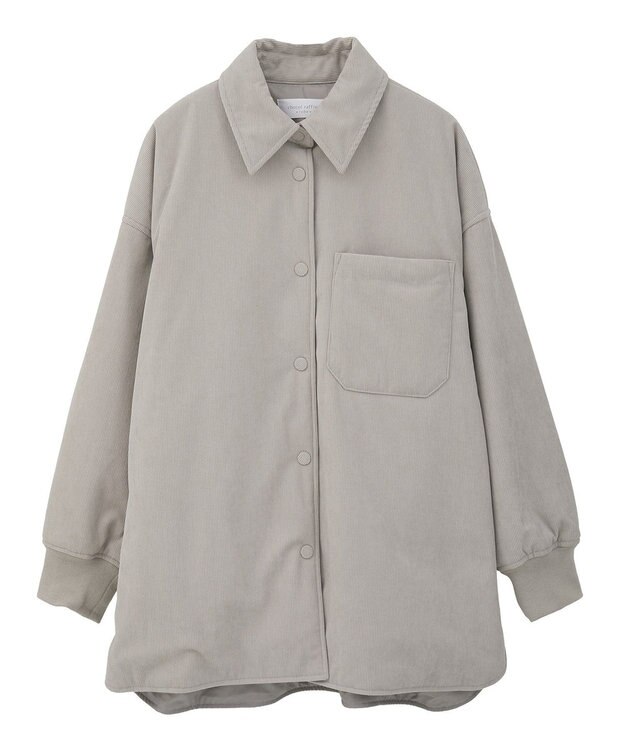 Green Parks コーデュロイ中綿ＣＰＯ Gray Beige