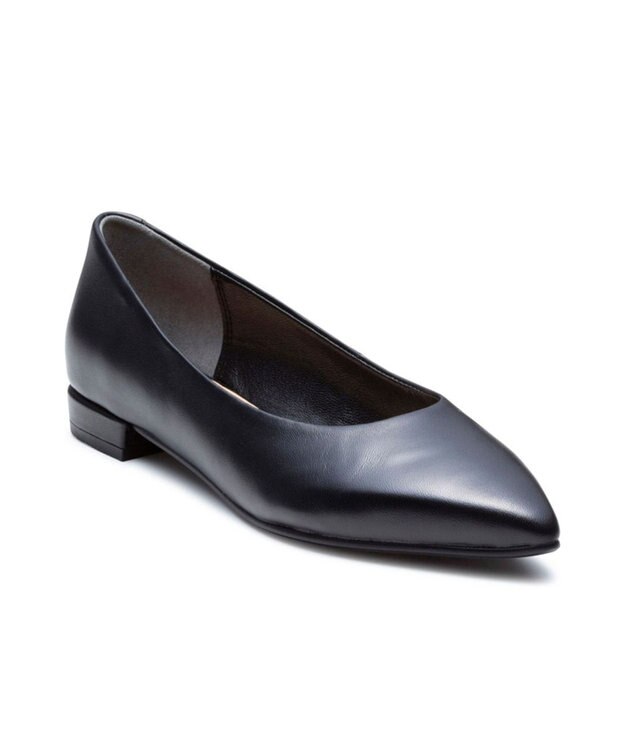 REGAL FOOT COMMUNITY 【リーガルレディース】F37R ポインテッドトウフラットシューズ フラットシューズ ブラック