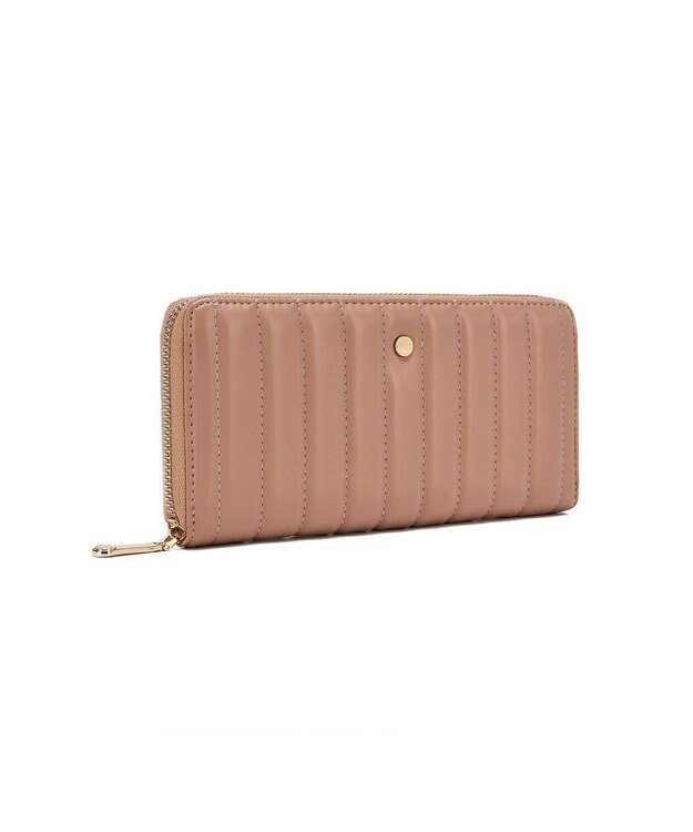 style code 【MERCURYDUO/マーキュリーデュオ】スタッズキルティング　ラウンド長財布 ピンク