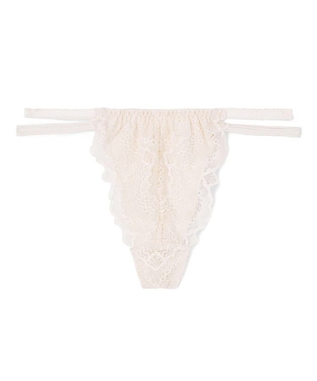 San-ai Resort（三愛水着楽園） カシュクール脇高Ｔバックショーツ アイボリー