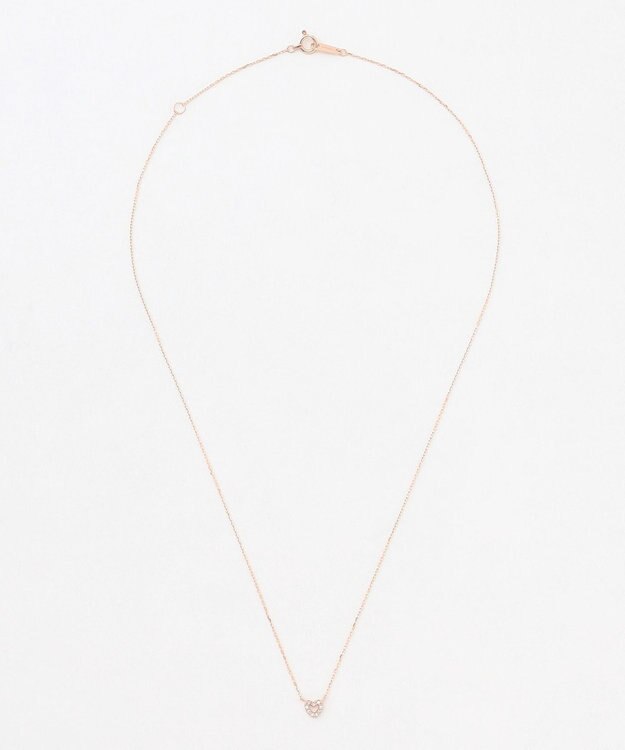 TOCCA 【WEB限定】IN YOUR HEART NECKLACE K10 ダイヤモンド ネックレス ピンクゴールド系