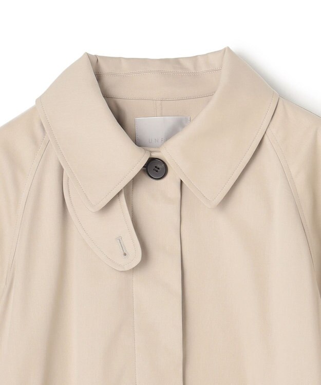 UNFILO Aライン スプリングコート ベージュ