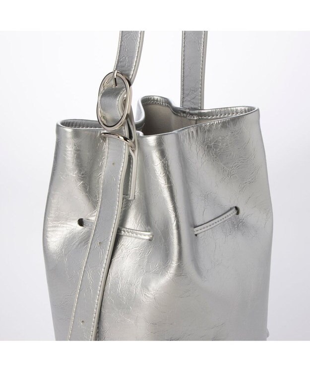 UNBILLION カカトゥ kakatoo / ドロストバゲットバッグ シルバー