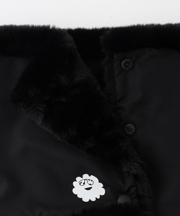 PW CIRCULUS 【手洗い可/裏起毛/2WAY】【UNISEX】リバーシブル ネックウォーマー ブラック系