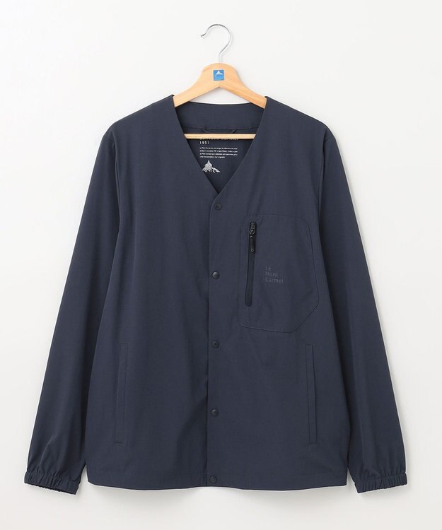 SHARE PARK LADIES 【UNISEX】撥水加工 フレックスカーディガン（XS・S・Mサイズ） アッシュネイビー