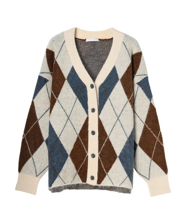 Green Parks 柄アソートニットカーディガン B