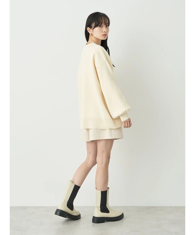 earth music&ecology カットツイルショートパンツ Light Beige