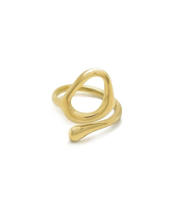 blancotokyo 【金属アレルギー対応/サイズフリー】ニュアンスフリーリング OCASO ゴールド