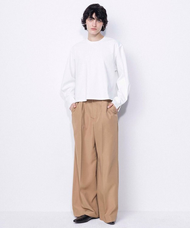 NAVE 【ReNAVE・洗える/接触冷感/UVケア】ライトポンチ ロングスリーブ ホワイト系