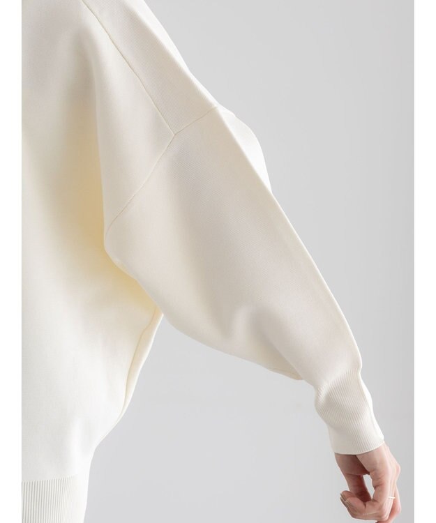 Te chichi コクーンVネックカーディガン オフホワイト