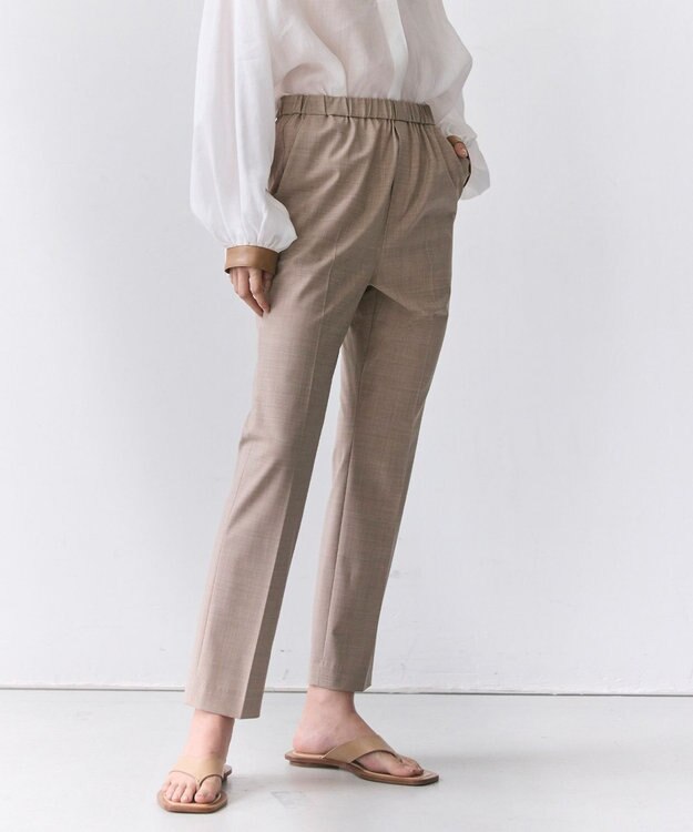 BEIGE， CELEST / ウエストゴム イージーストレートパンツ Taupe