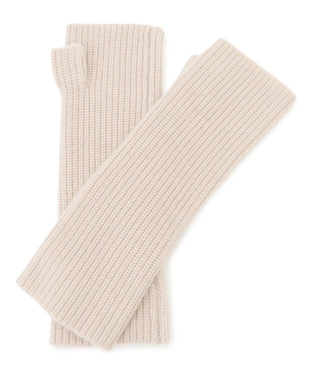 23区 【見上愛さん着用/洗える】ピュアカシミヤ アームウォーマー ベージュ系