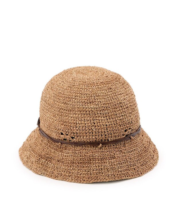 IBIZA ラフィア　ハット 濃茶