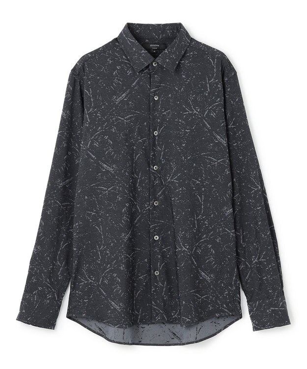 JOSEPH HOMME フォレストジャガードストレッチ　レギュラーカラーシャツ グレー系3