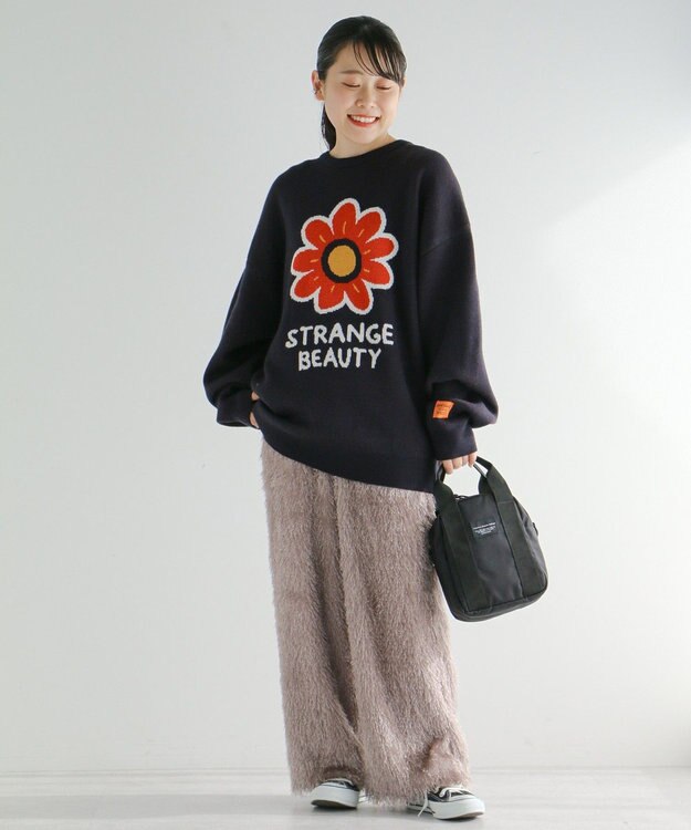 CRAFT STANDARD BOUTIQUE シャギーワイドパンツ Gray Beige