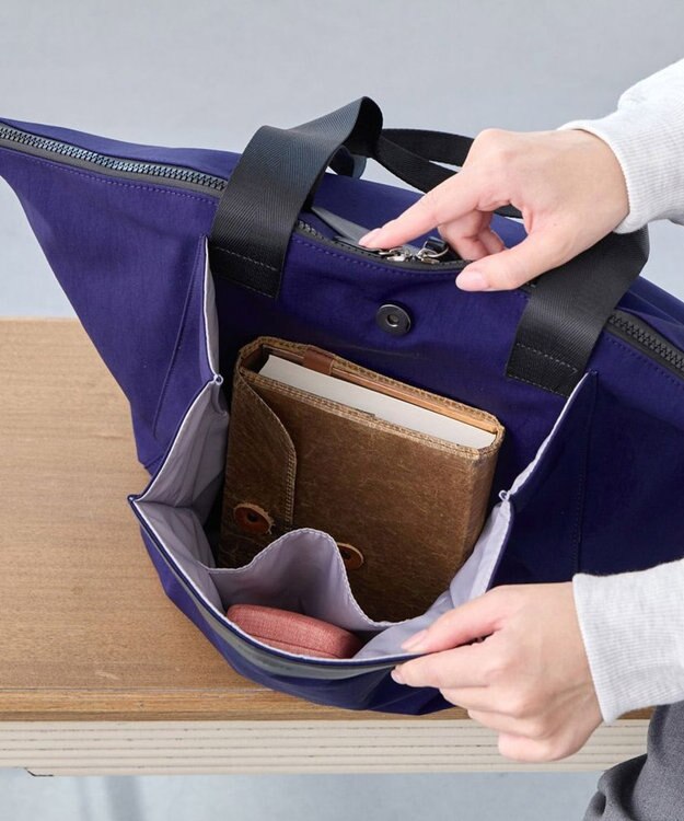 ROOTOTE 3669【ルーポケットが主役!】LT.ミディアム.フロントオープン-A 04：ダスティブルー