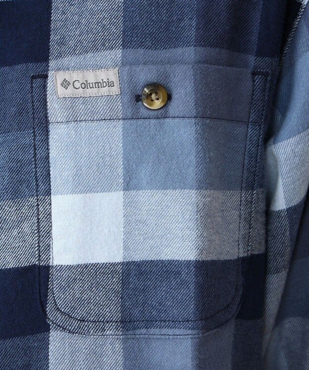Columbia Columbia/ コーネルウッズフランネルロングスリーブシャツ /コロンビア Coll Navy Multi Buffalo Check