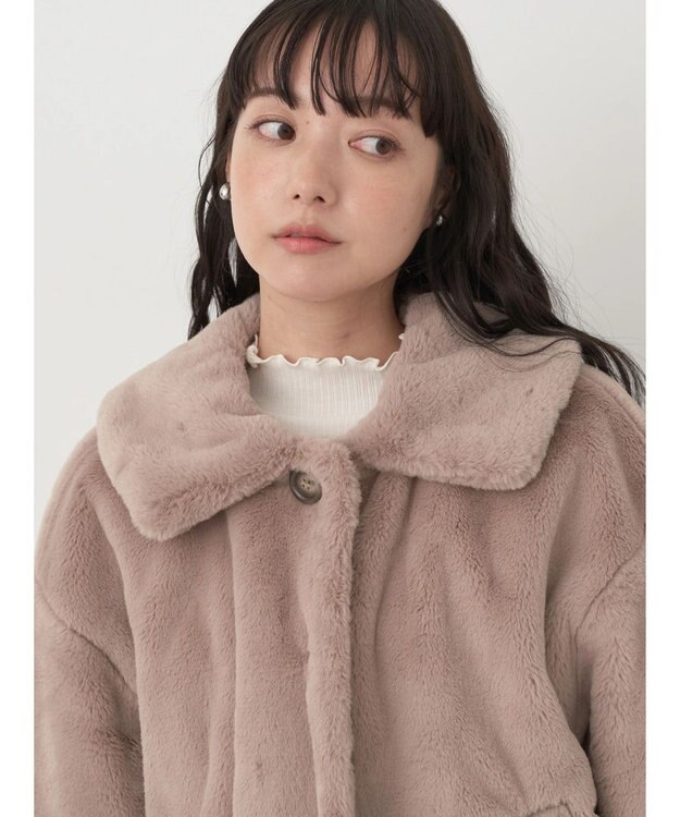 earth music&ecology ファーブルゾン Mocha