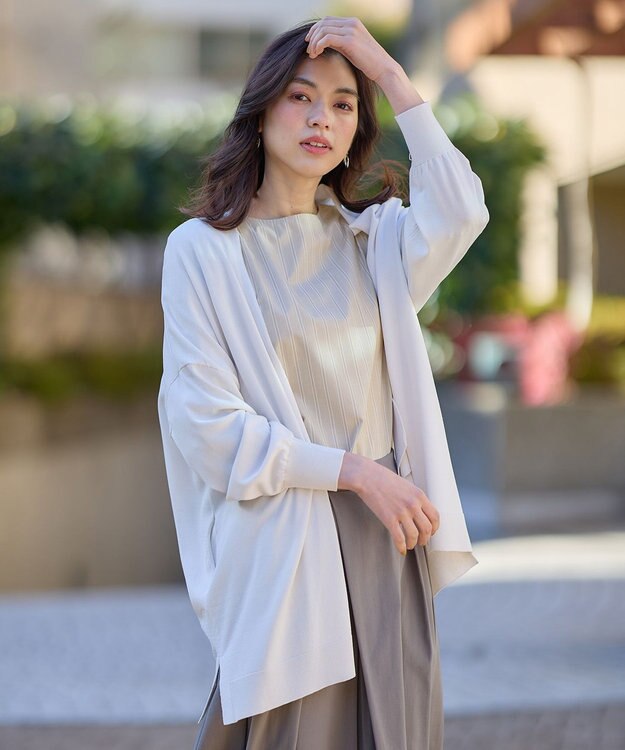 ANY ニットカーディガン エクリュ