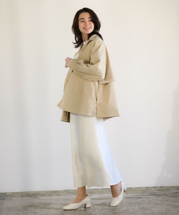 Green Parks 撥水加工Ａラインマウンテンパーカー Beige