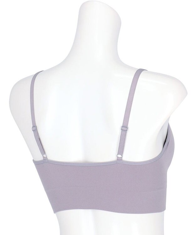 WACOAL ノンワイヤーブラ 【GOCOCi ゴコチ】 ぴったりフィット アンダー部分のズレを軽減 洗濯機洗い可能(ネット使用) ブラトップ レディース ハーフトップ CGG255 /ワコール パープル