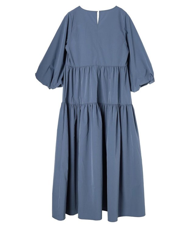 Green Parks ・ＥＬＥＮＣＡＲＥ　ＤＵＥ　ドロストティアードワンピース Blue