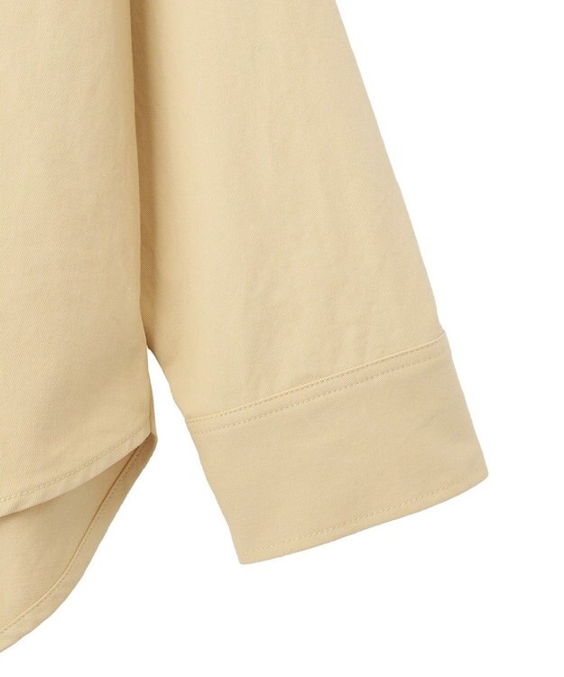 CRAFT STANDARD BOUTIQUE ワークシャツブルゾン Light Beige