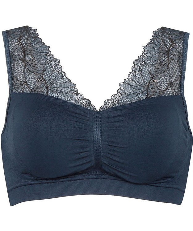 Wing ノンワイヤーブラ　【ナイトアップブラルーム】　寝るとき用ブラ　バストの脇流れを防ぐ　パッド有り　ウイング／ワコール　KB3510 コン