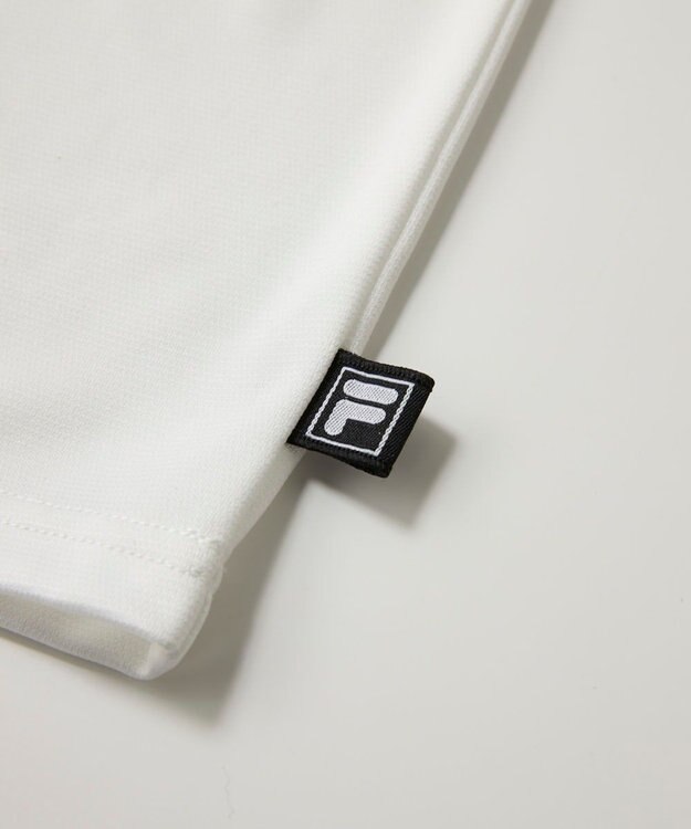 OP／FILA 【FILA】ドライピケ半袖Tシャツ オフホワイト