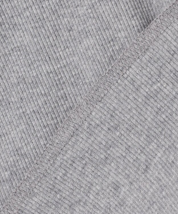 uncrave ヴィンテージリブ 2WAYトップス グレー