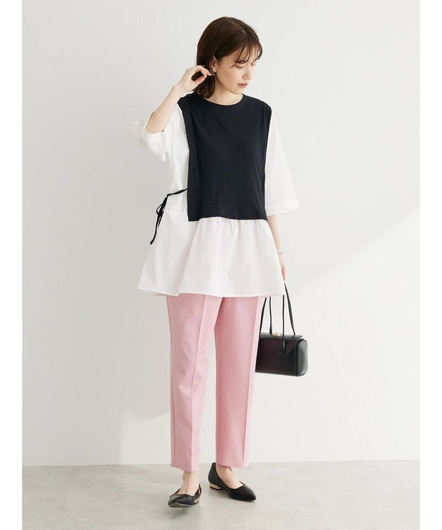 Green Parks テレコドッキングチュニック Off White