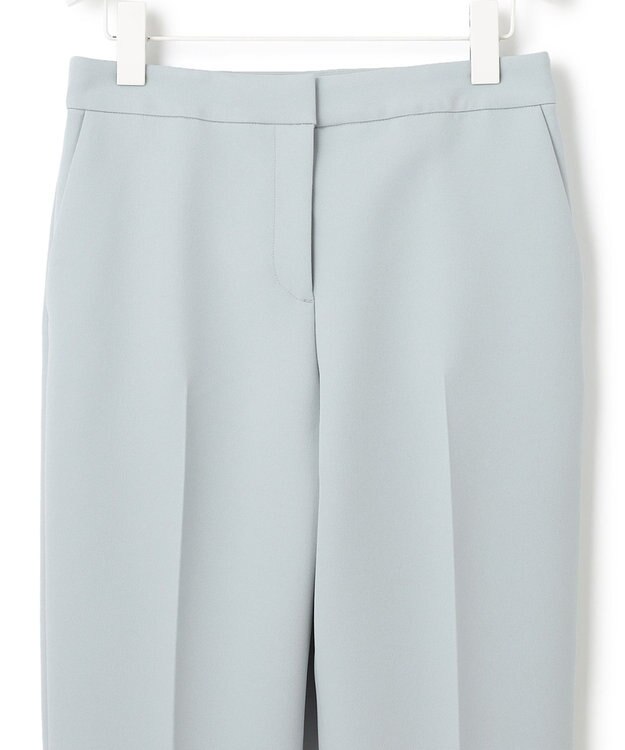 ICB 【洗える】エステルトリプルクロス スティックパンツ フォグブルー系