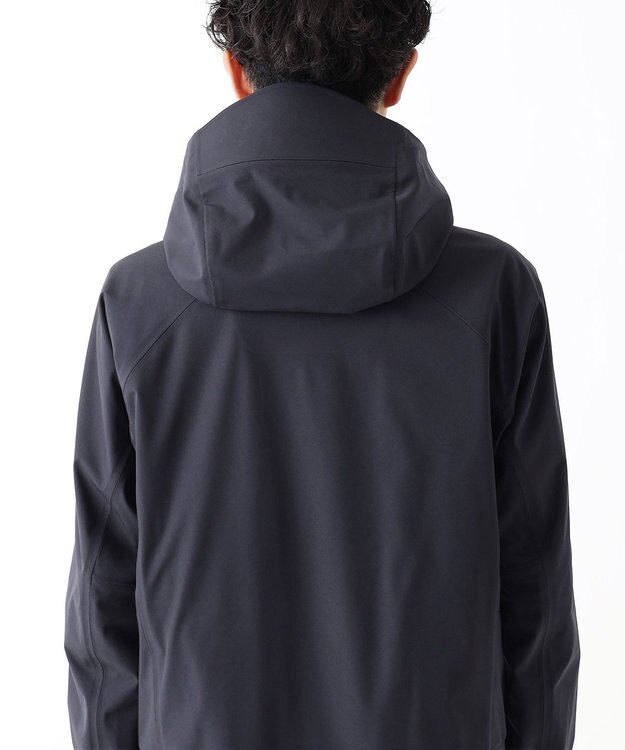 JOSEPH ABBOUD MOUNTAIN 【ストレッチ/撥水/防水素材/イタリア素材/ライナードッキング対応】マウンテンシェル パーカー ネイビー系