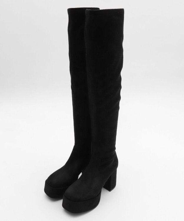 WEGO ニーハイブーツ ブラックその他