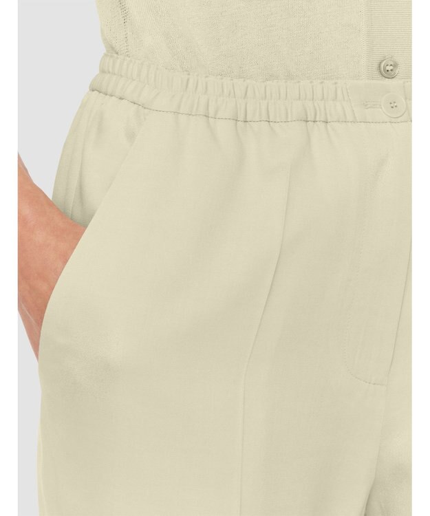 JOSEPH ソフトビスコーステーラリング　ストレートトラウザーズ Quail