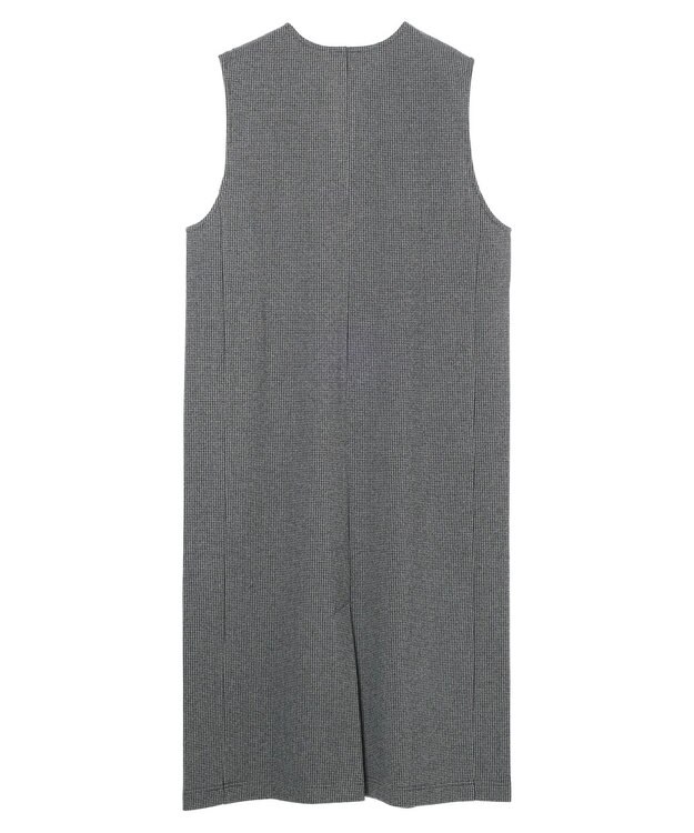 Green Parks 柄圧縮ポンチキーネックジャンスカ Black