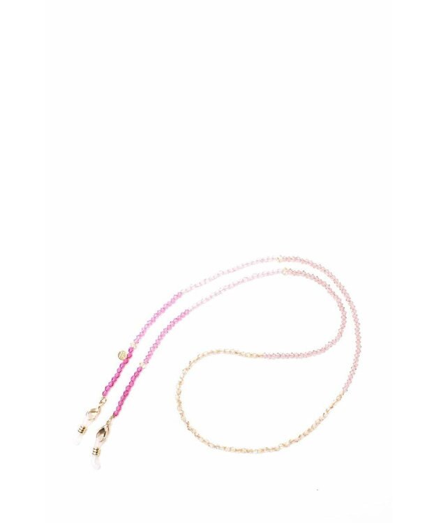 A.D.M.J. 【ネックレスとしても】スワロフスキー(R)・クリスタル/グラスコード ROSE