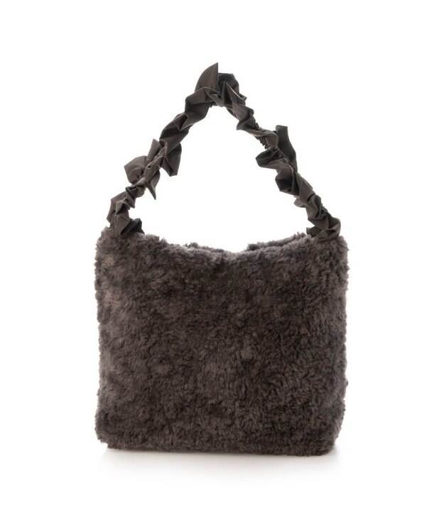 UNBILLION カシュカシュ cachecache / フリルハンドルボアトート GY