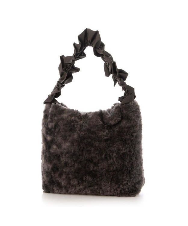 UNBILLION カシュカシュ cachecache / フリルハンドルボアトート GY