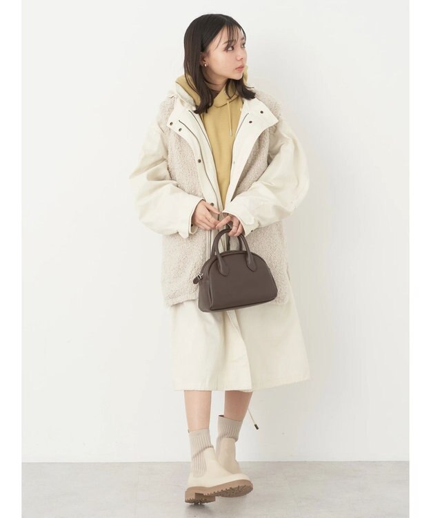 earth music&ecology マルチｗａｙモッズコート Ivory